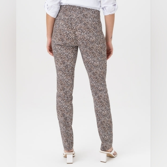 RENUAR Animal Print Ankle Pull On Pant, Size 14 - Picture 2 of 14